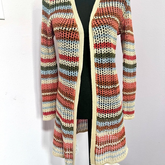 Sky and Sparrow multicolor Cardigan Sweater medium - Picture 5 of 8